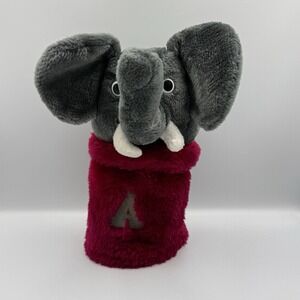 Vintage Alabama Crimson Tide Elephant Golf Headcover Plush Mascot